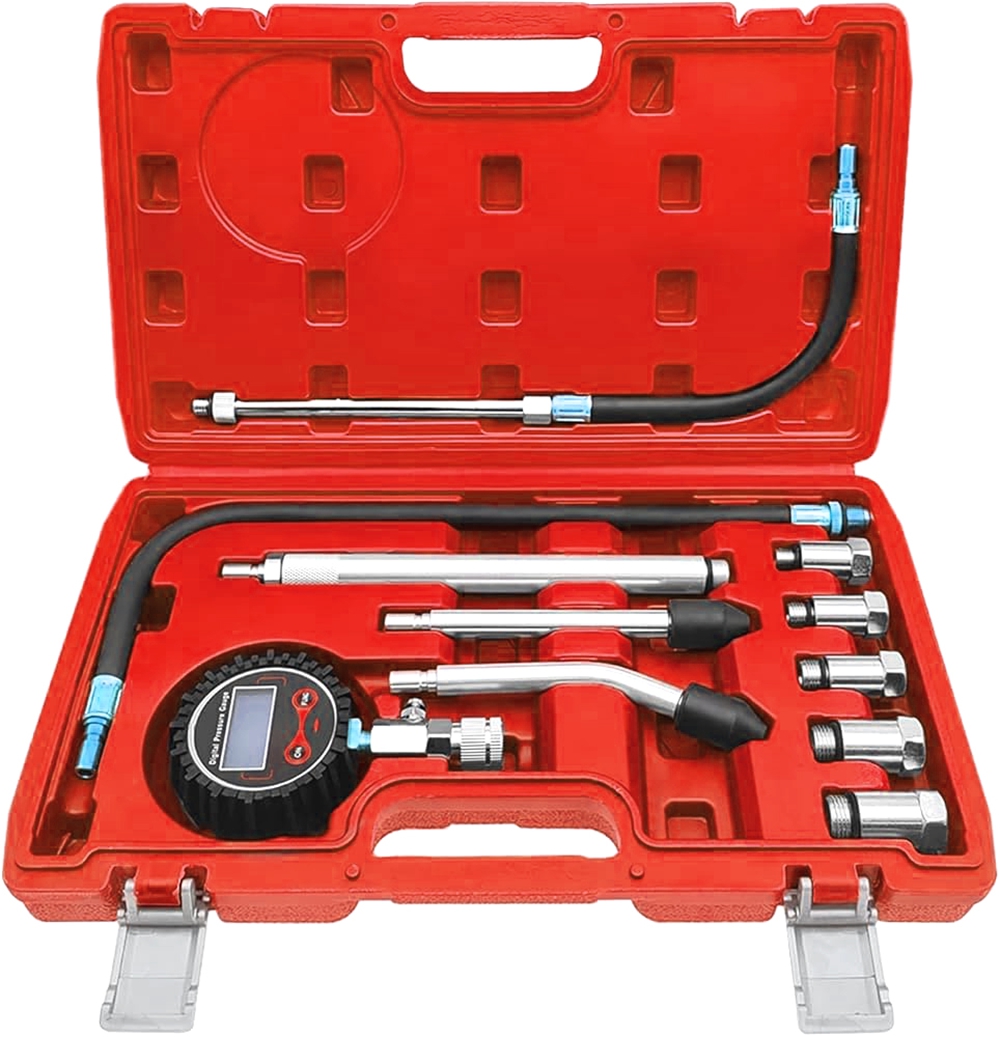 Kit Completo Probador Medidor Compresion Digital 250psi