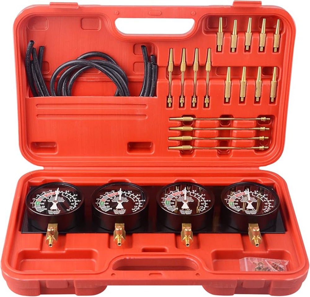 Fuel Vacuum Carburetor Synchronizer Carb Sync Gauge For GS CB KZ XS 550 650 750