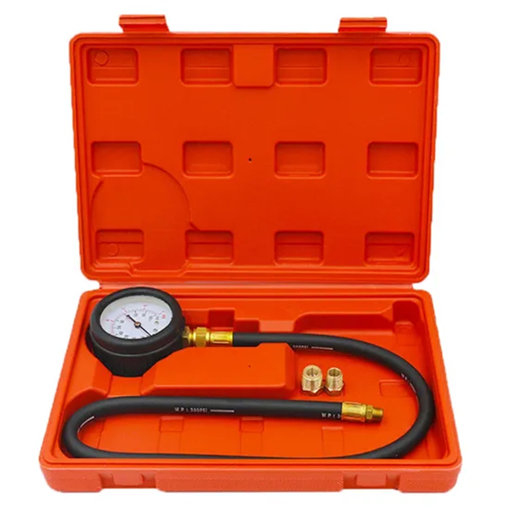 Oil Pressure Tester Kit Professional Oil Pressure Gauge Tool for Engine Diagnostic Test with Hose Adapters and Carry Case for Cars ATVs Trucks Use 0-100psi Brand: uptodateproducts