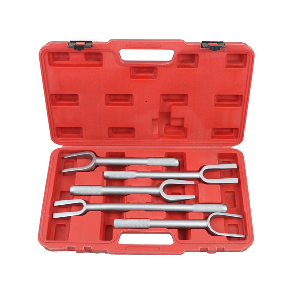 Pickle Fork Tool Set, Pickle Fork Ball Joint Separator Set, Ball Joint Separator Kit, Ball Joint Tool Set for for Separating Pitman Arms, Tie Rods, and Ball Joints on Cars and Light Trucks (5 Size)