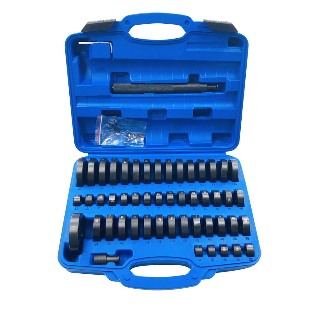 52 Piece Custom Bushing Bearing & Seal Driver Set Bearing Press Kit 18mm - 65mm and 74mm, Oil Seal Driver Insert Tool