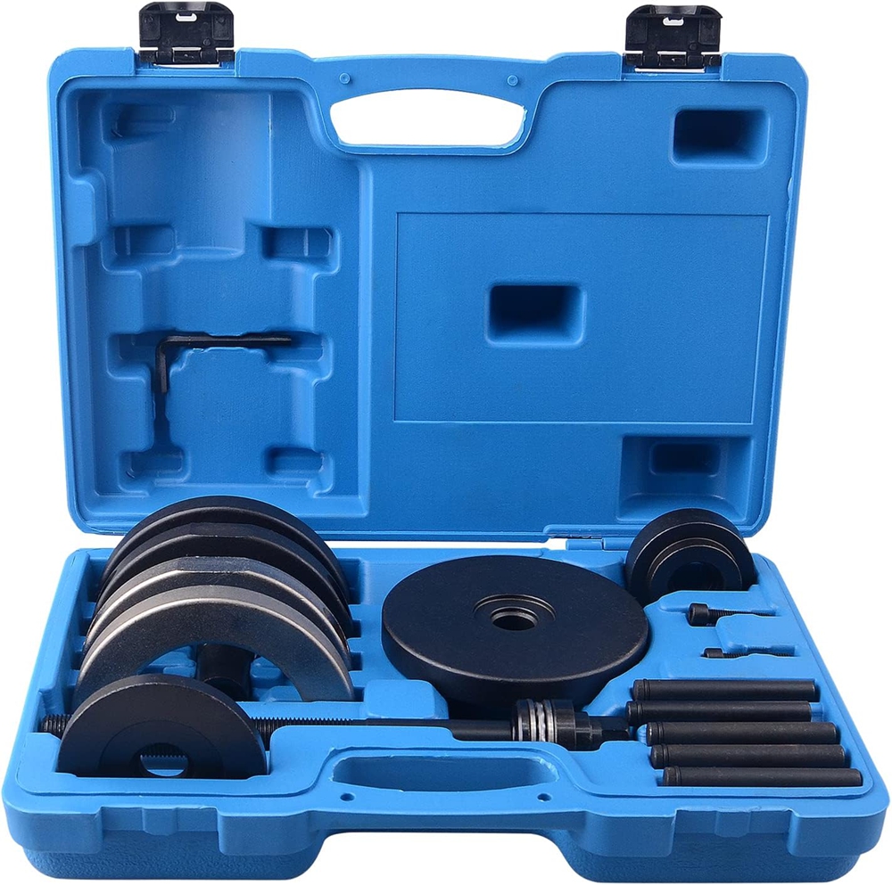 16-Piece Wheel Bearing Tool Set, 85 mm Wheel Bearing Tool, Wheel Hub Puller Assembly, Disassembly, Wheel Bearing Change Tool Puller for Assembly and Disassembly