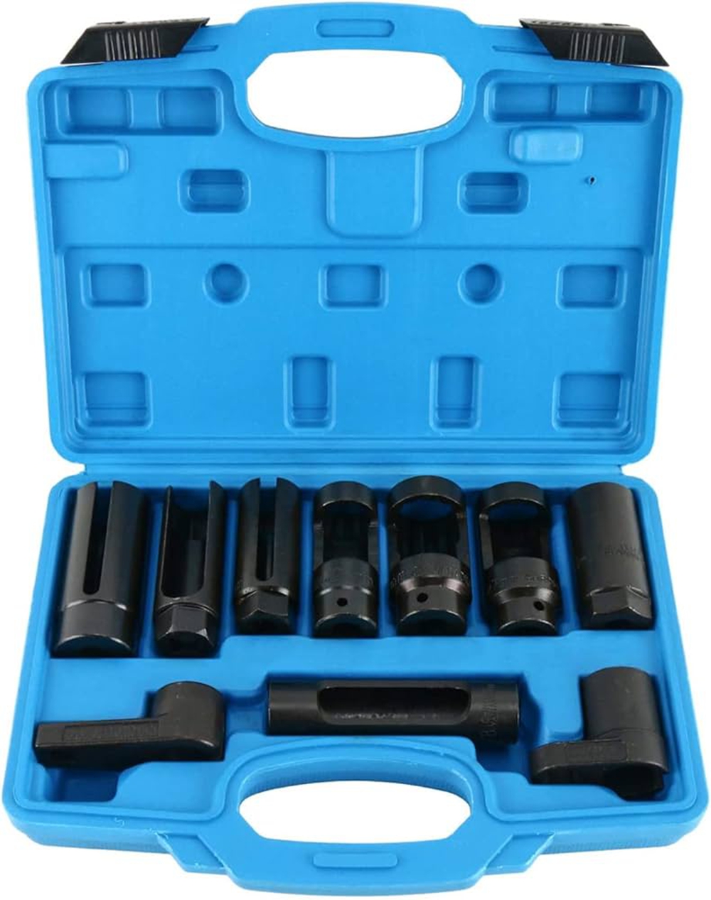 10pcs Oxygen Sensor Socket Set, 22mm 27mm 29mm Lambda Sensor Removal Tool Set, 1/2