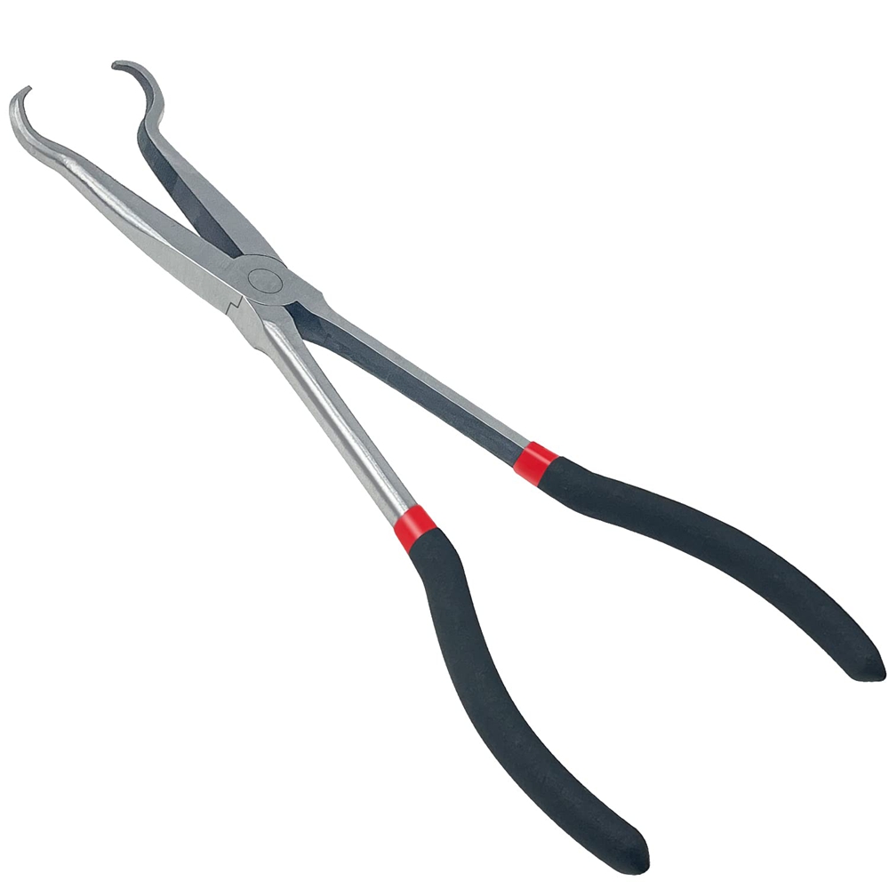 Spark Plug Plier Spark Plug Boot Plier Puller Universal Car Spark Plug Boots and Wires Removal Tool (Offset Boot Plier)