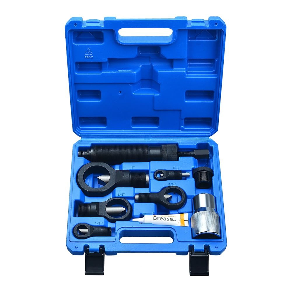 Prokomon Heavy Duty Metal Hydraulic Nut Splitter Set Bolt Buster Cracker Breaker Tool Broken Damaged Corroded Screw Nut Removal Splitting Extractor Kits