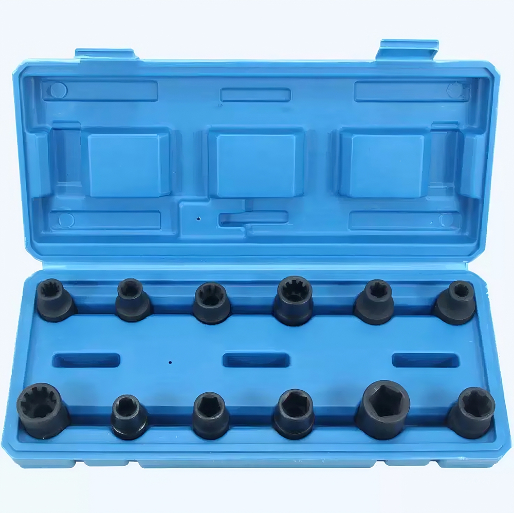 Extractor Socket Tool 13pcs/set Socket Tool Kit Impact Bolt Nut Removal Extractor Socket Tool Kit for Wrench Plier
