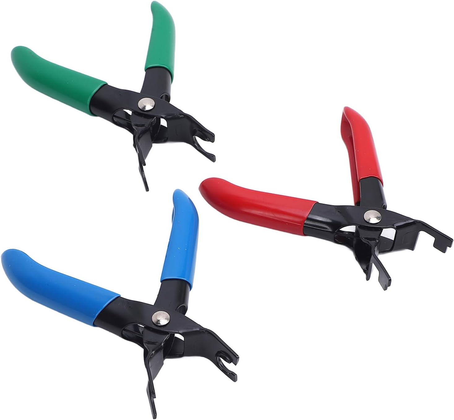 3PCS Fuel and AC Line Disconnect Pliers Ergonomic Hose Remover Pliers Set Quick Disconnect Release Removal Tool for Auto Maintenance
