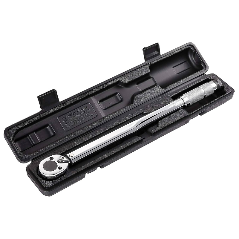 1/2 Inch Drive Click Heavy-Duty Torque Wrench, 25-250 ft.-lb, 33.9-338.9 Nm